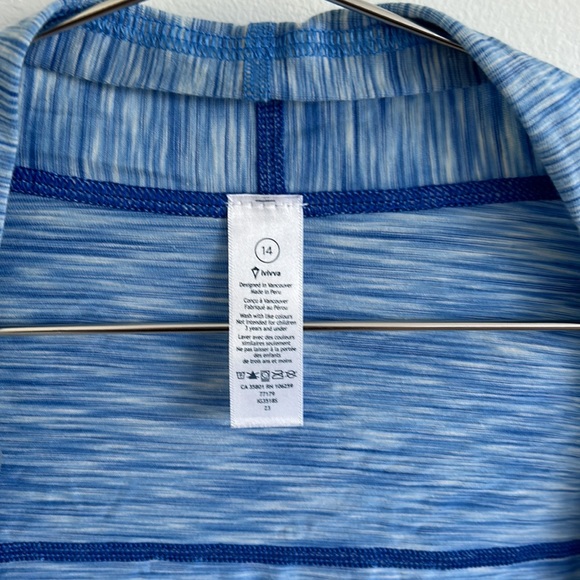 Blue ivivva wrap cardigan - Picture 3 of 3